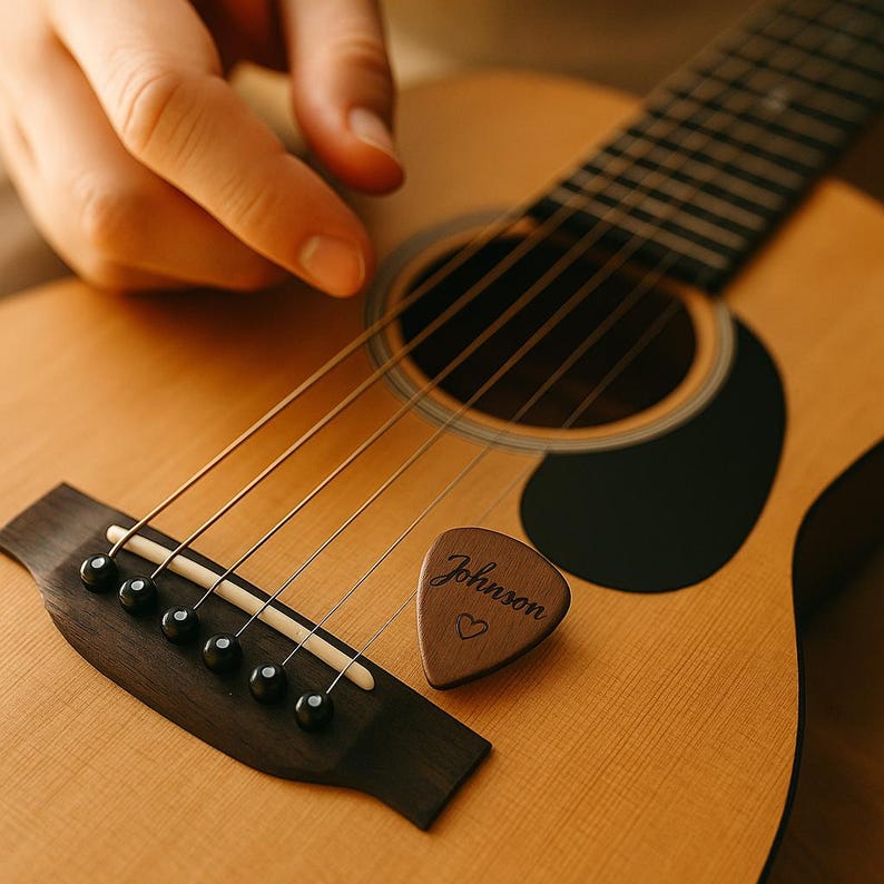 Personalized Guitar Pick & Keepsake Box