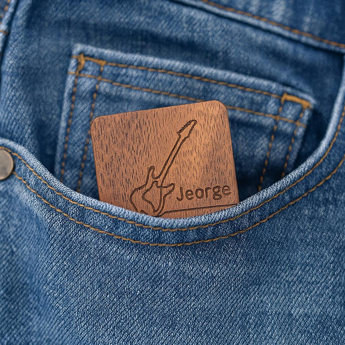 Personalized Guitar Pick & Keepsake Box