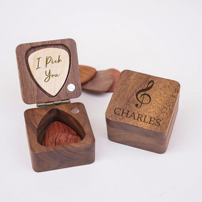 Personalized Guitar Pick & Keepsake Box