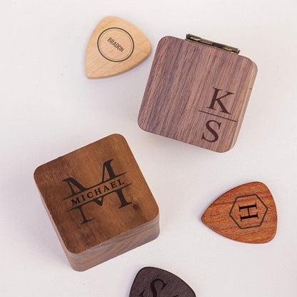 Personalized Guitar Pick & Keepsake Box