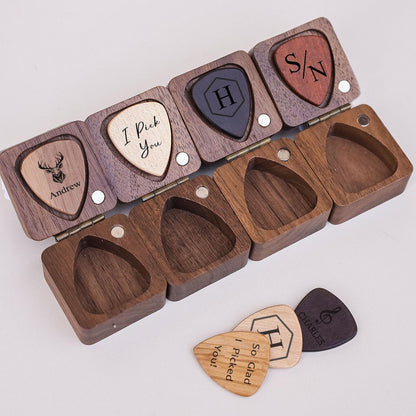 Personalized Guitar Pick & Keepsake Box