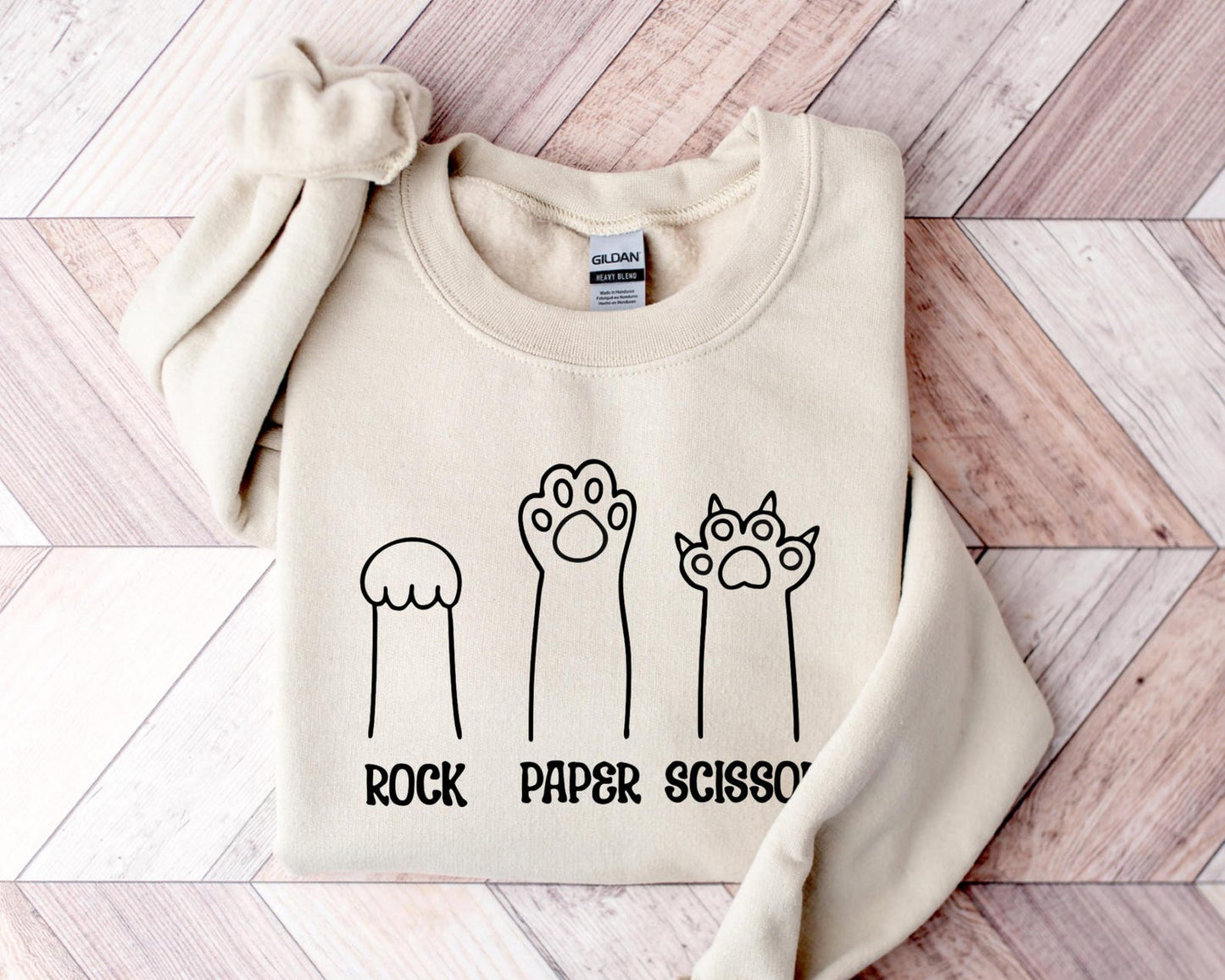 Playful Cat Paws Crewneck Sweatshirt